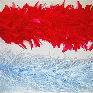 Feather Boas For Sale - Chandelle, Turkey, Ostrich, & Marabou